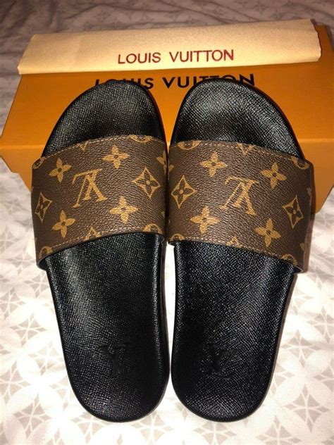 louis vuitton slides with buckle|Louis Vuitton slides on sale.